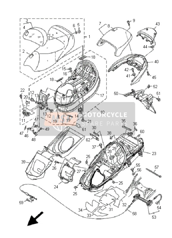 902061003600, Wellenscheibe, Yamaha, 1